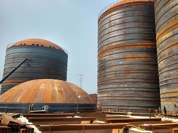 十月田镇焦粉钢板仓